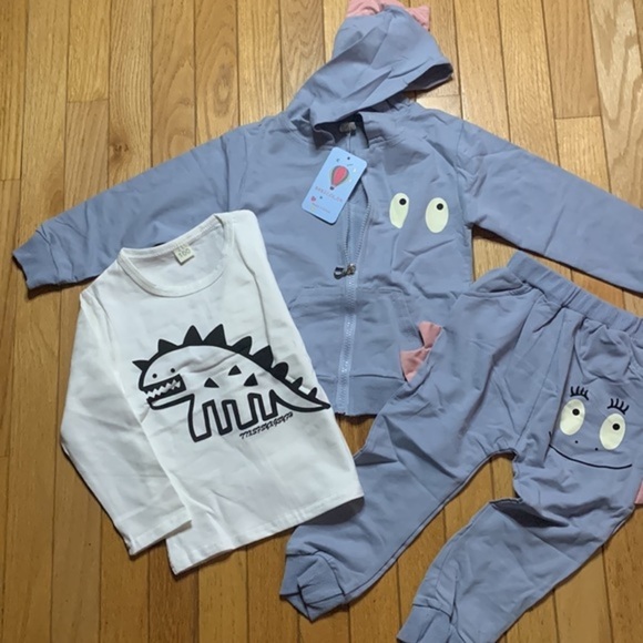 24 month 3 piece long sleeve and pants set - Picture 2 of 8